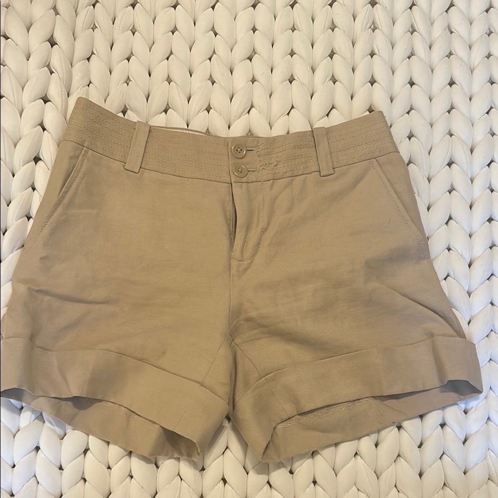 Banana Republic Tan Bermuda Shorts Classic Style
